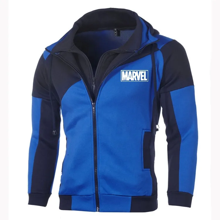 Горячая Распродажа модная мужская новая Толстовка Marvel индивидуального цвета