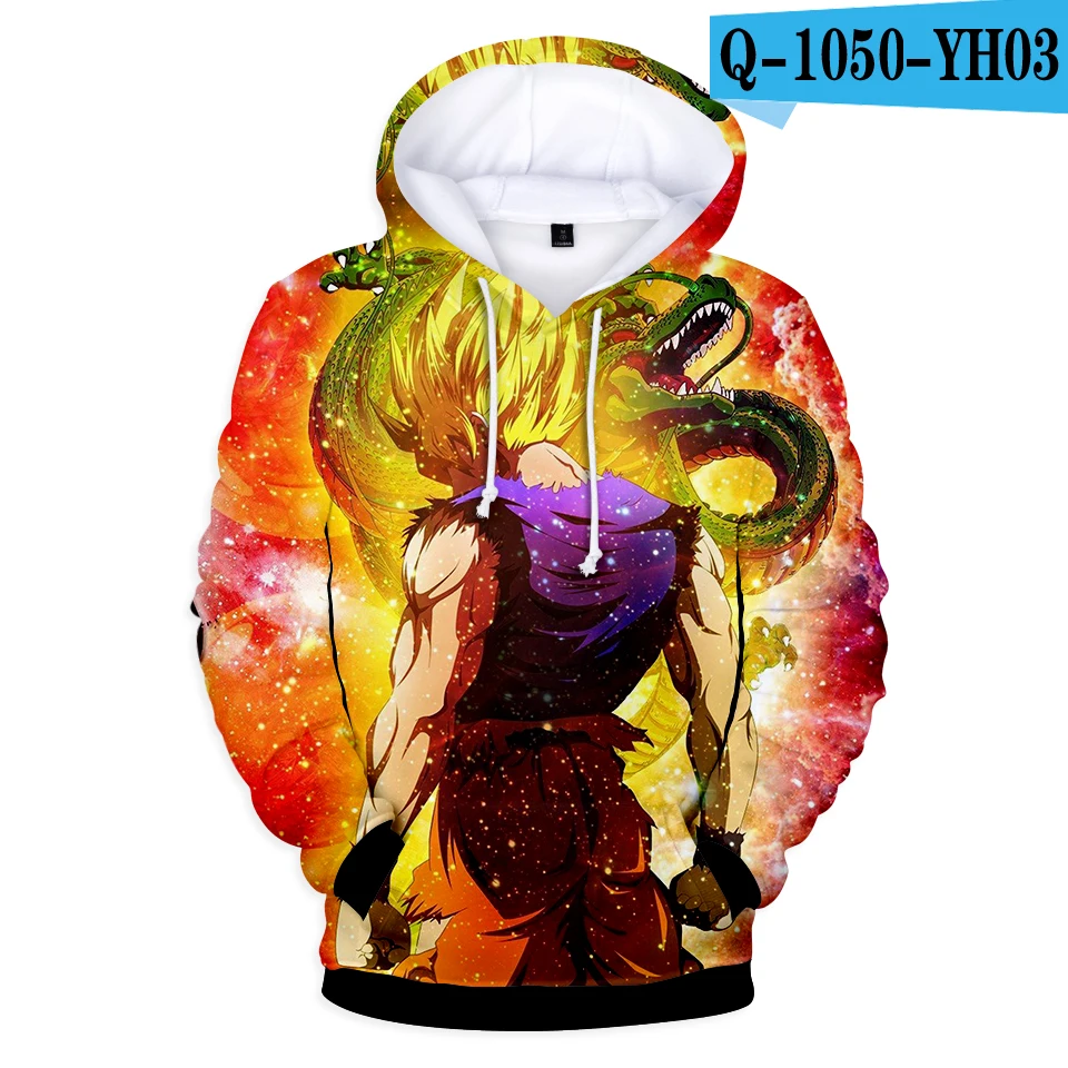 3D Hot Sale Dragon Ball Z 3D Hoodies Men/Women Harajuku Style Sweatshirt poleron Dragon Ball Anime Hoodie Pullover Streetwear - Цвет: 3D