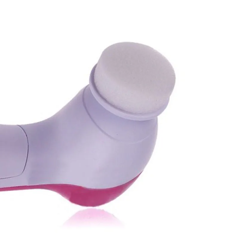 5 в 1 Pro Mini Электрический глубокое очищение лица Кисточки Черноголовых Remover пор