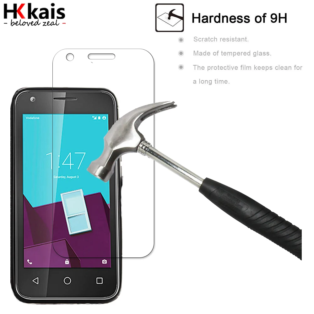 HKKAIS закаленное стекло для Vodafone Smart e8 протектор экрана защитное стекло|Защитные