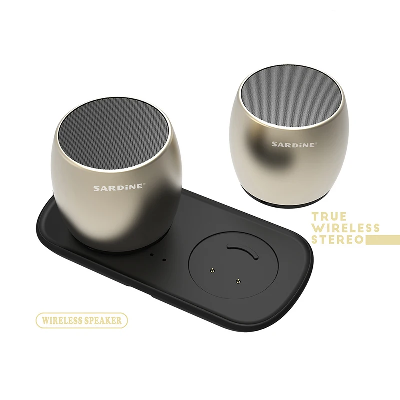 F1 TWS Bluetooth динамик беспроводной портативный мини музыкальный плеер