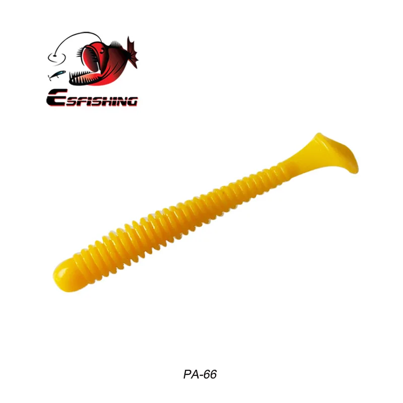 Esfishing RING SHAD 50 мм рыболовные приманки мягкие приманки приманка для форели Pesca Iscas искусственные снасти для рыбалки на карпа Спиннер приманки Flash - Цвет: PA66