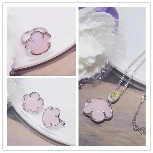 Романтический изящная Свадебная обувь комплекты пяти лепестков цветка опал