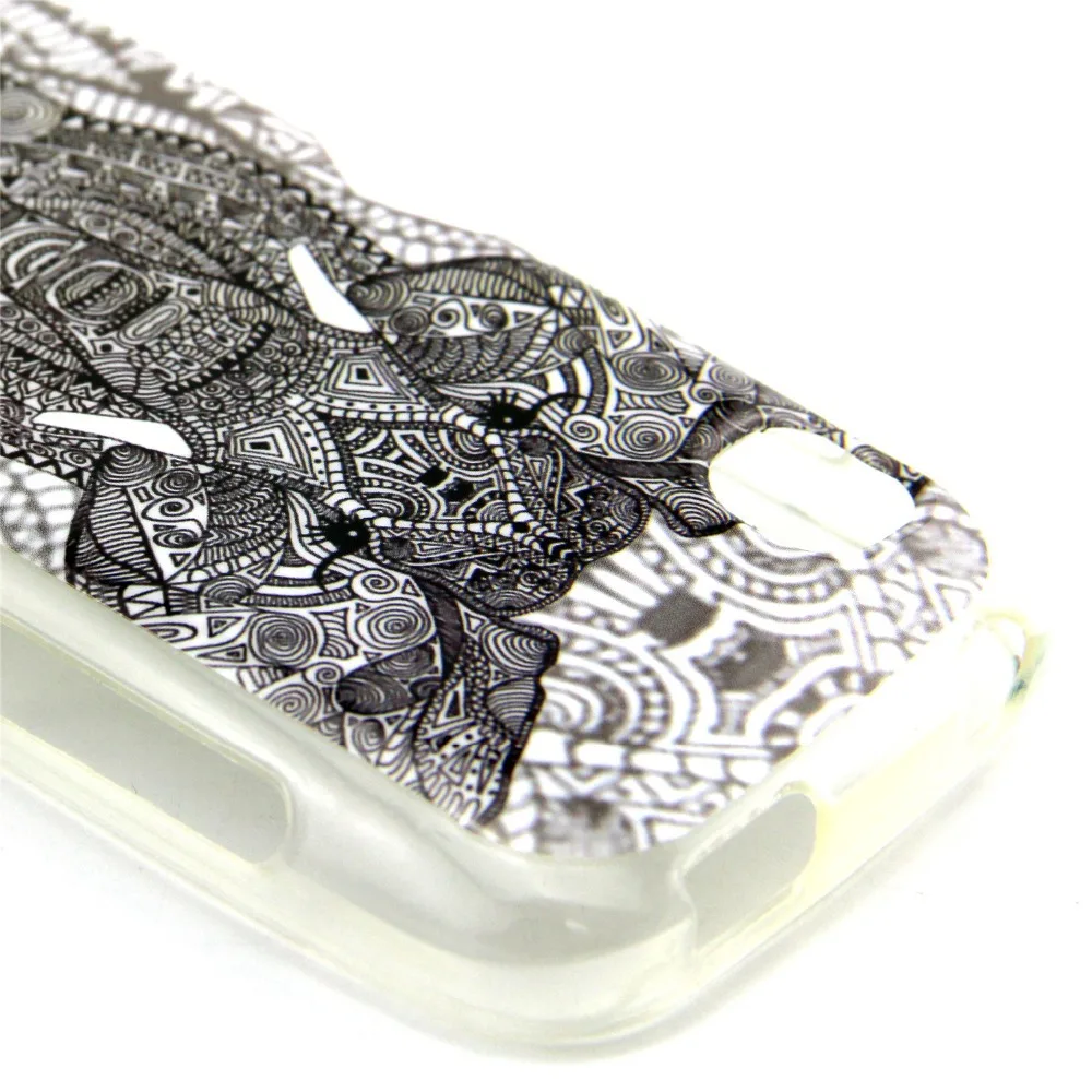 for WIko ozzy High-quality Beautiful Flowers Elephant Birds Cheshire Cat Pattern Case TPU Soft back Cover |