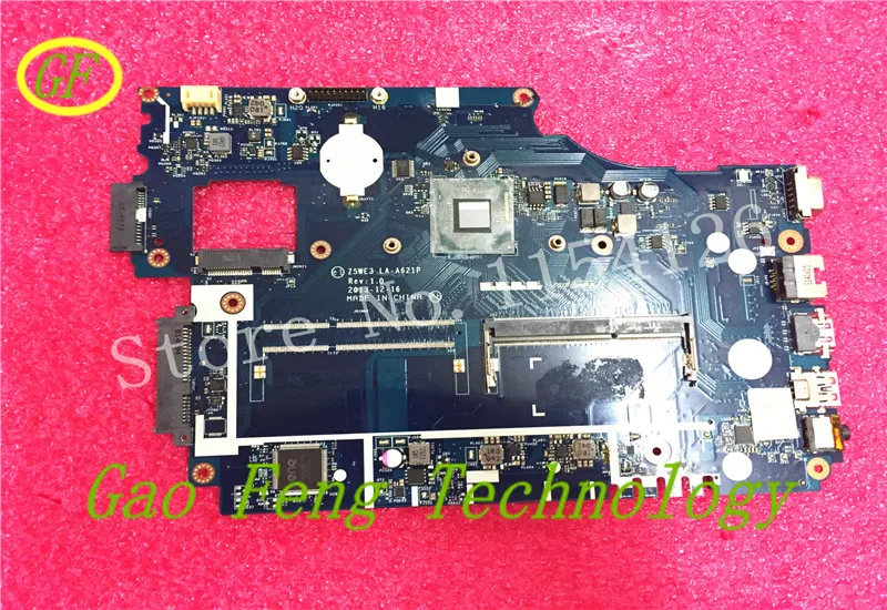 Материнская плата для ноутбука Acer aspire E1-510 материнская Z5WE3 LA-A621P NB.C3911.001 SR1SF N2920 DDR3