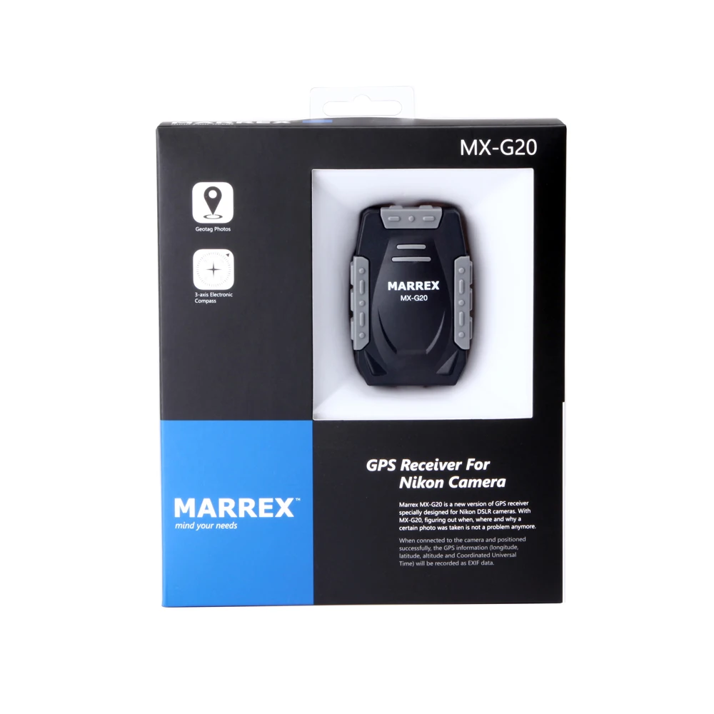 Marrex MX G20 Geotagger gps приемник Системы для Nikon D5200 D5000 D5100 D3100 D600 D200 Df D2HS D2X D2Xs D4 D4S D3 P7700