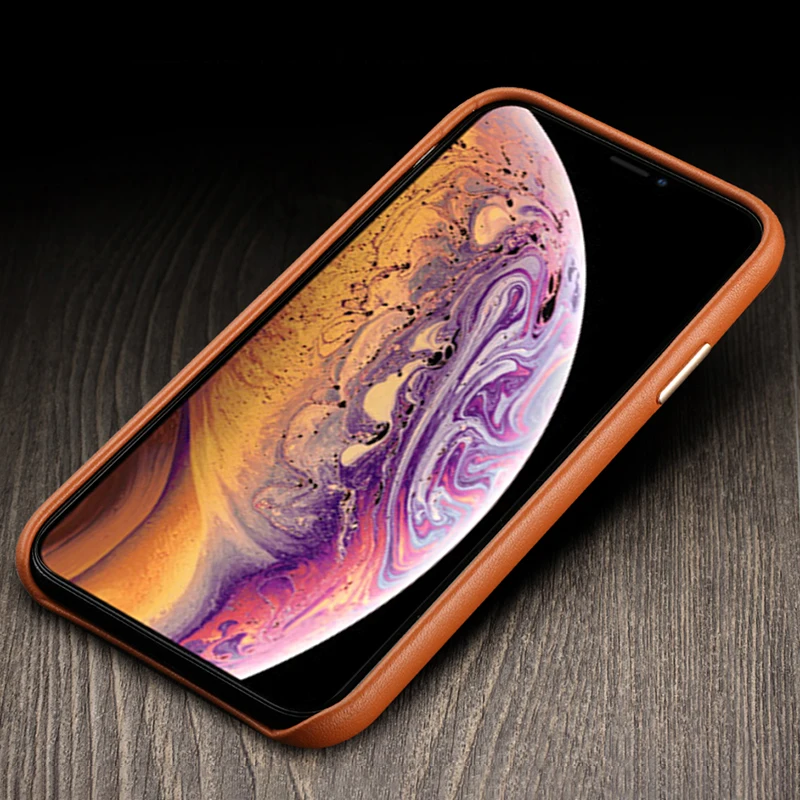 LANGSIDI натуральная кожа анти-капля чехол для телефона для iPhone X XS MAX XR 9 7 8plus 6 6splus 5SE Роскошный тонкий защитный чехол