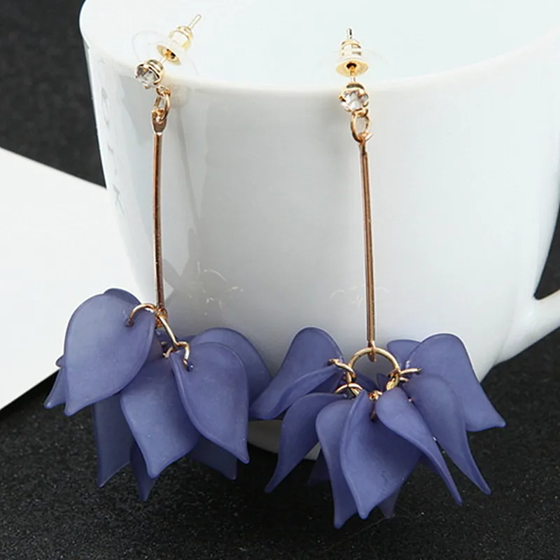 Женские Висячие серьги boucle d'oreille длинные висячие с кисточками и большими
