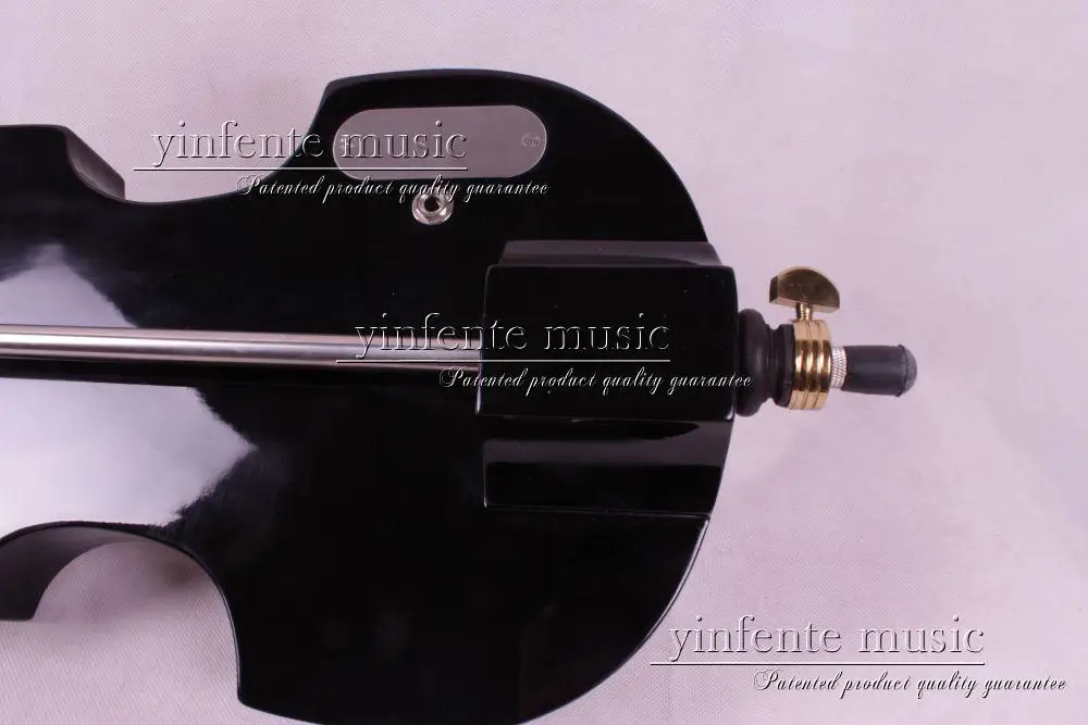 Один черный 5 струн 4/4 Новый электрический Виолончель тихий мощный звук эбеновая