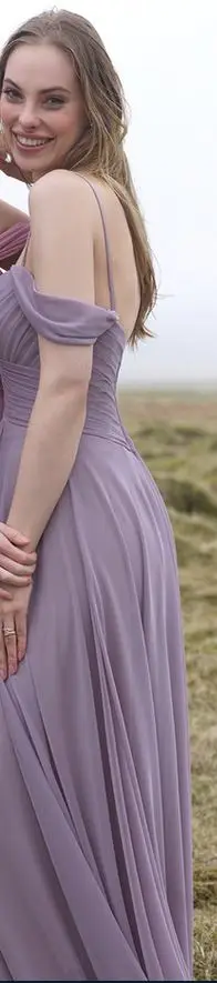 picture color Vestido boda mujer invitada, новинка, шифоновое сексуальное платье трапециевидной формы с v-образным вырезом, лавандовое, румяное, розовое платье подружки невесты, длинное платье для свадебной вечеринки - Цвет: picture color