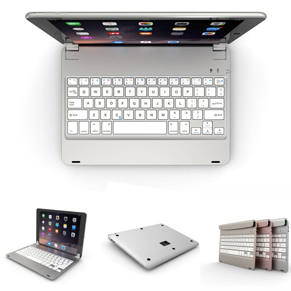 Беспроводная алюминиевая клавиатура с Bluetooth чехол для iPad Air 1 2 Pro 9 7 2017 2018 дюйма