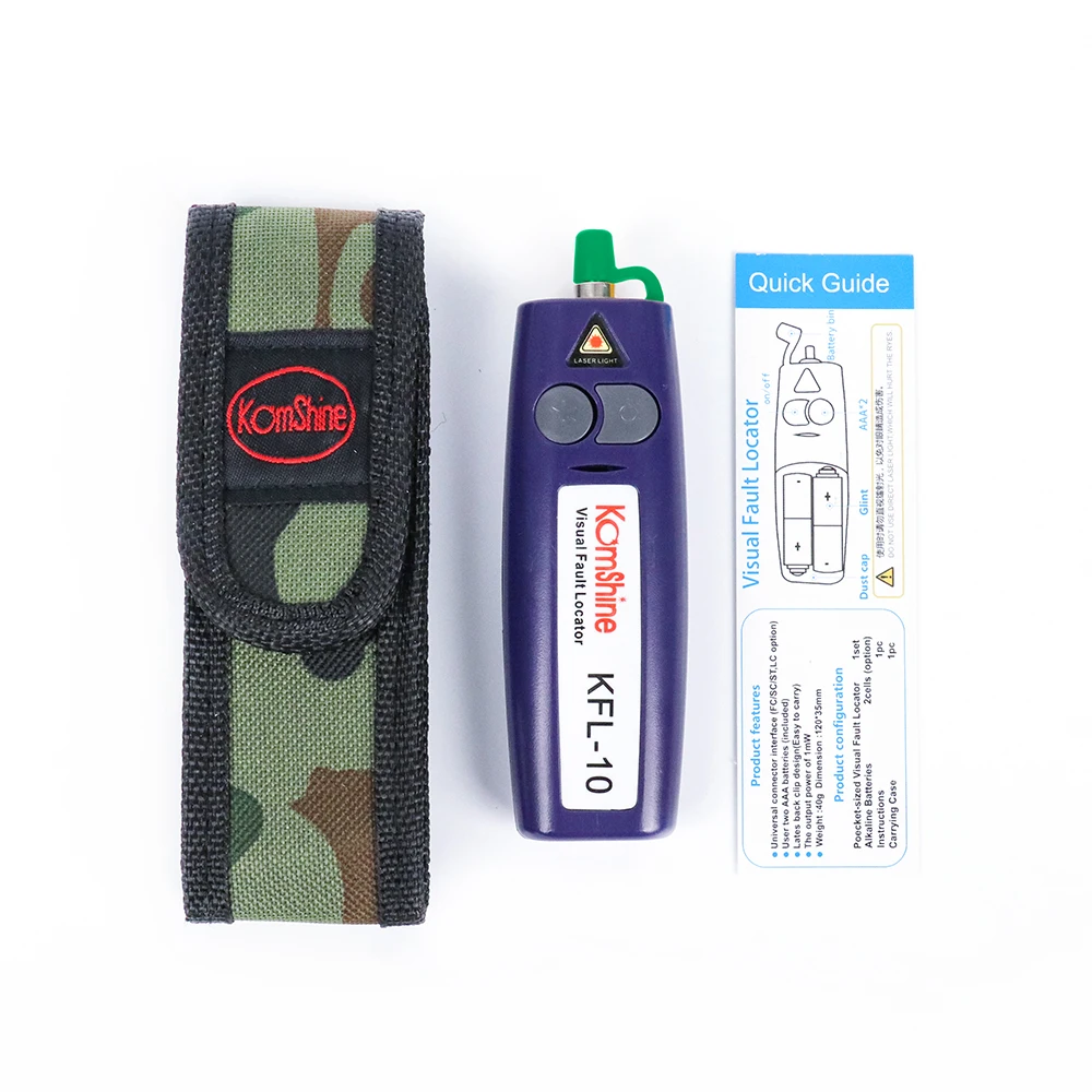 

5-8KM Komshine KFL-10 1mw Visual Fault Locator/VFL/Fiber Break Checker comes with LC Connector