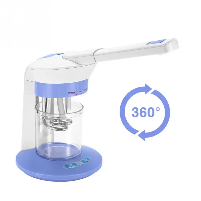

400W 110-220V Facial Steamer 2 In 1 Hair Therapy Steamer Salon Home Ozone Steaming Ion Sparyer Skin Beauty Care Machine