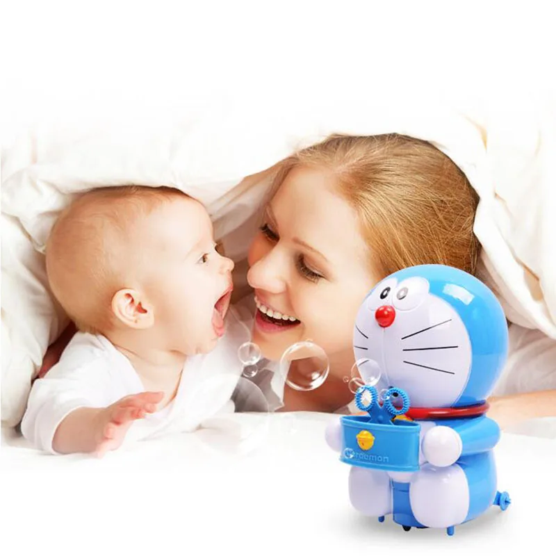 Doraemon музыка люминесценции пузыри пистолет полностью автоматическая машина