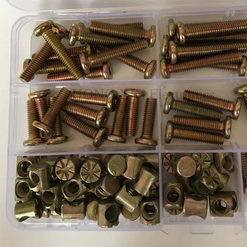 100 шт. оцинкованный шестигранный болт M6x15/20/25/30/35 мм головка привода крышка для