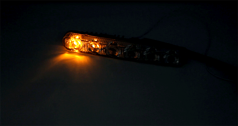 RXZ 2 шт. ходовые DRL 6 9 led белый указатель поворота Янтарный указатель поворота Автомобильные дневные ходовые огни авто противотуманный светильник супер яркая полоса 12 В