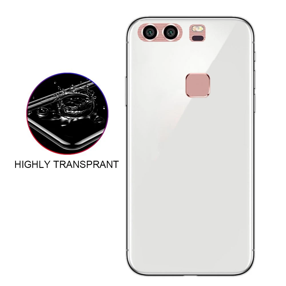Ультра тонкий прозрачный чехол для huawei P9PLUS Случаях Ясно Мягкий ТПУ