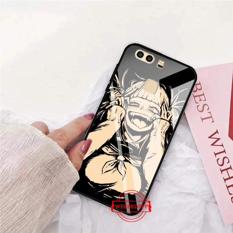 Стеклянный чехол с аниме My Hero College Yukiko для Huawei P10 lite P20 Pro P30 P Smart honor 7A 8X 9 10 Y6 Mate