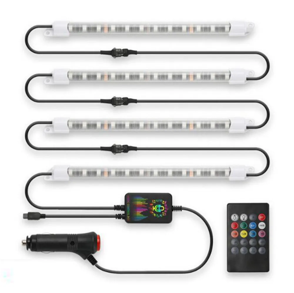 2 шт. x dahosun автомобильная светодиодная атмосферная лампа ножная подошва