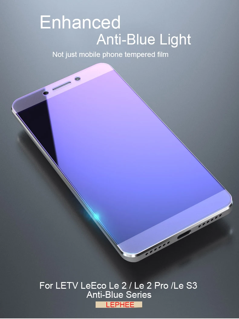Стекло для LeEco Le 2X527 закаленное стекло Le S3 X622 X626 X520 защита на весь экран анти синий светильник LeTV Le Eco X522 Le2 Pro