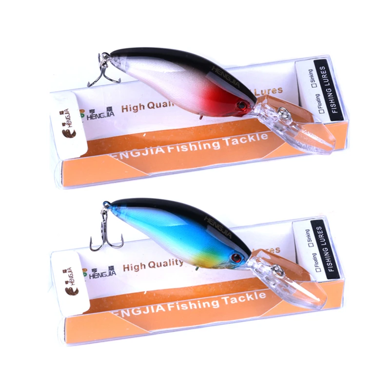 

2 шт. длинный язык приманка рыболовная приманка, высота каблука 10 см 18g жесткий лазерный Crankbait поплавок-приманка воблер крюк Pesca искусственные рыболовные снасти