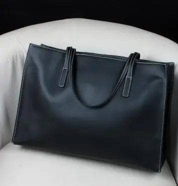 Женская сумка, модная, натуральная кожа, роскошная, bolsa feminina, женская сумка-тоут, сумки через плечо, сумка-мессенджер, bolsos mujer obag - Цвет: Черный