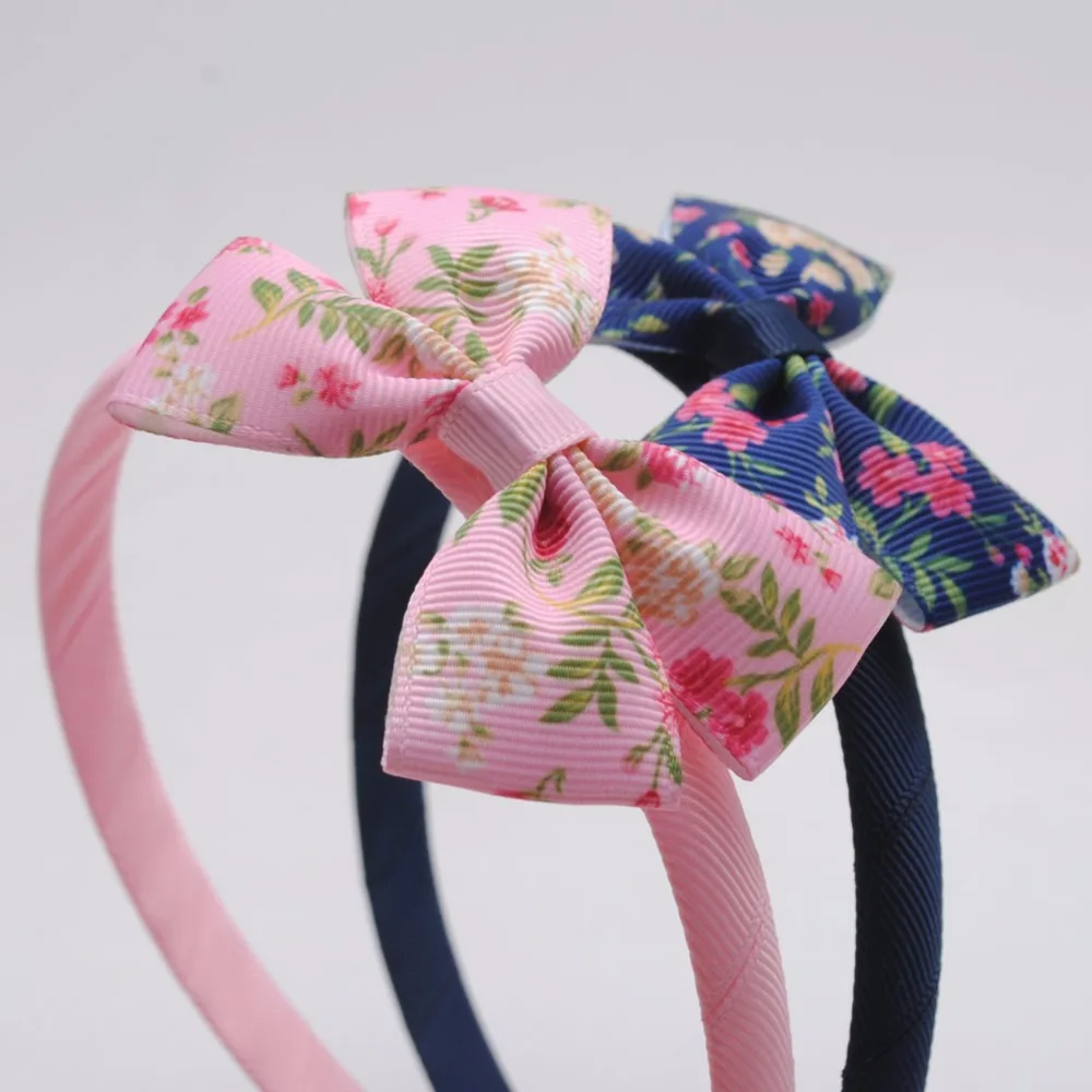 

1 шт. аксессуары для волос для девочек, обручи для волос с маленькими цветами и бантиками, Детские обручи для волос, эксклюзивная тиара