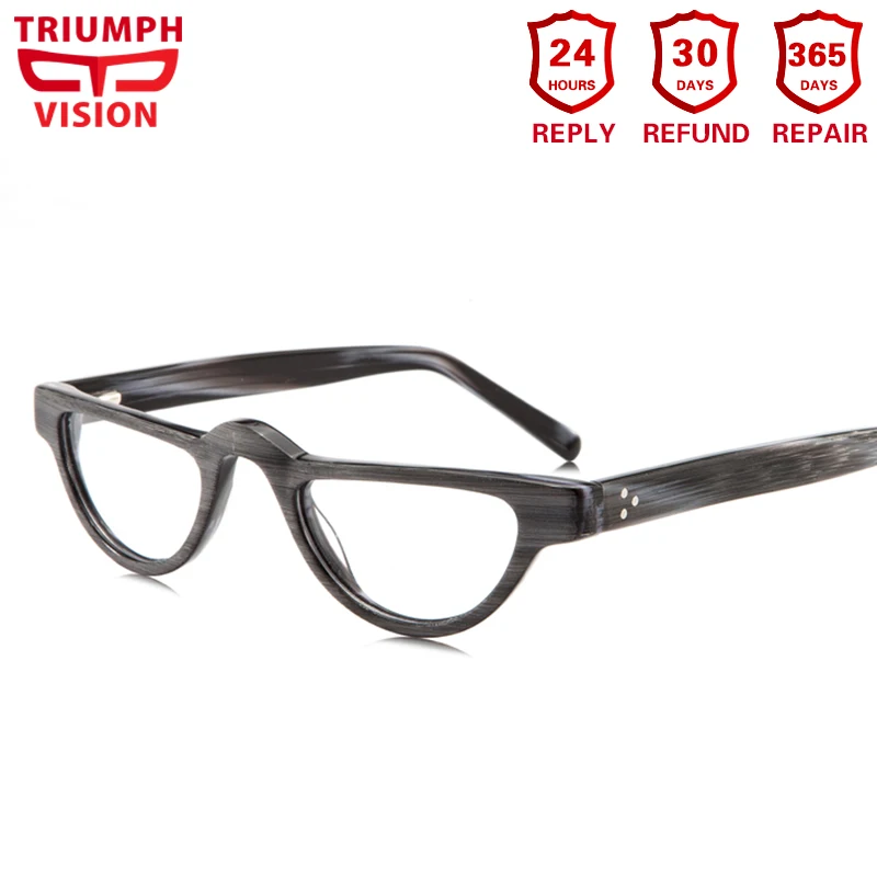 Солнцезащитные очки TRIUMPH VISION маленькие с линзами по рецепту деревянные в стиле