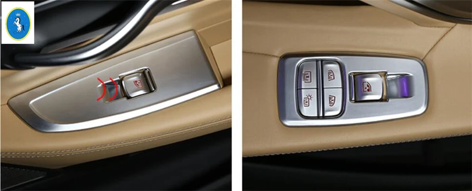 Yimaautotrims для BMW 7 серии G11 G12 2016 2017 2018 ABS новый стиль дверной подлокотник оконное