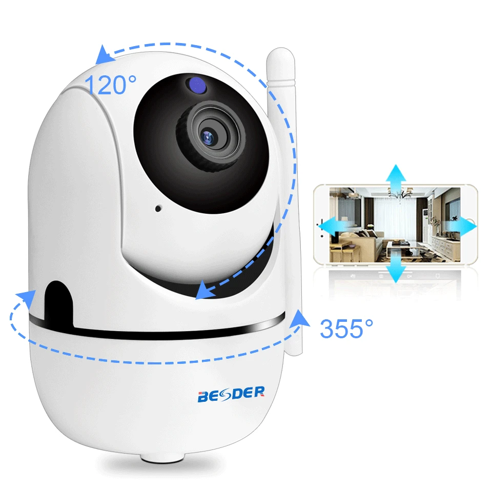 Беспроводная IP камера BESDER с облачным хранилищем 1080P 720P|Камеры видеонаблюдения| |