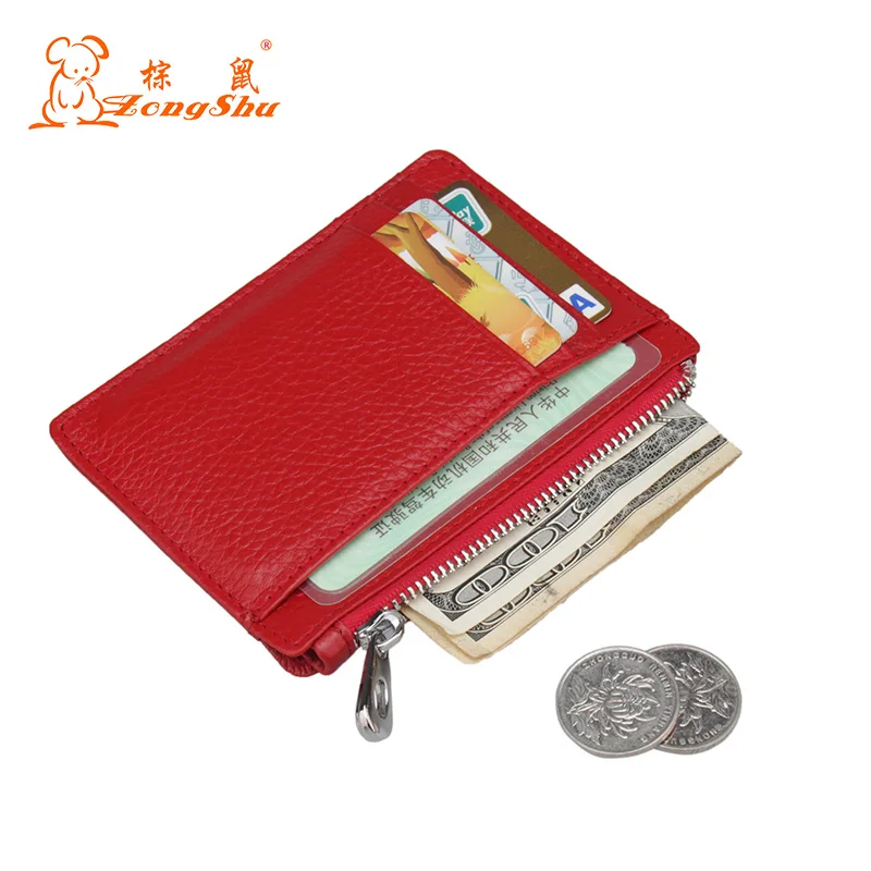 Мужские кошельки из натуральной кожи с держателем для карт высококачественные