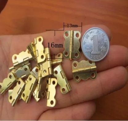 100 шт. 16*13 мм|golden hinge|mini hingebox hinges |