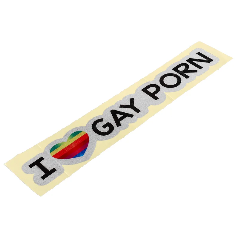 14 8*2 2 см DIY I Love Gay порно смешная ПВХ Наклейка декоративная наклейка для автомобиля