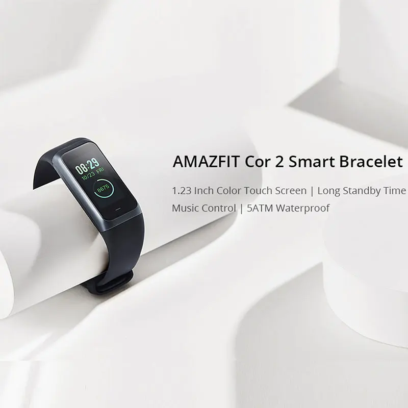 Английская версия Xiaomi Huami Amazfit Cor 2 умный Браслет управление музыкой 1 23 дюймов