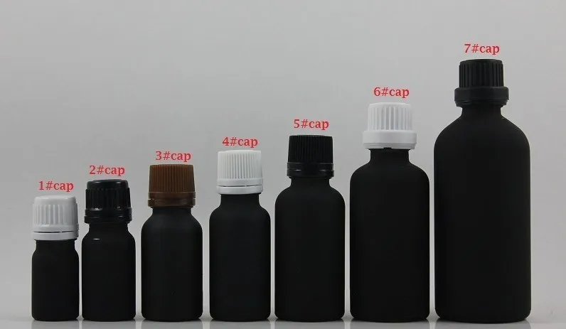 Free shipping: 15ml black frosted round shaped dropper bottle container essential oil cosmetic | Красота и здоровье