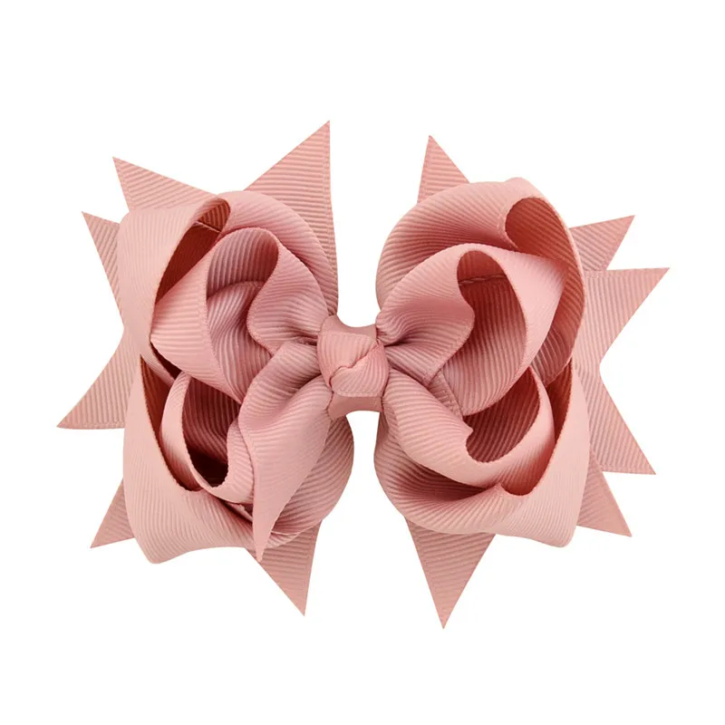 Kids Cute Flower Headwear Grosgrain Ribbon Hairbow Children Girls HairBow Clips Hair Baby Girl Head Accessories Dancing Hairpins | Детская