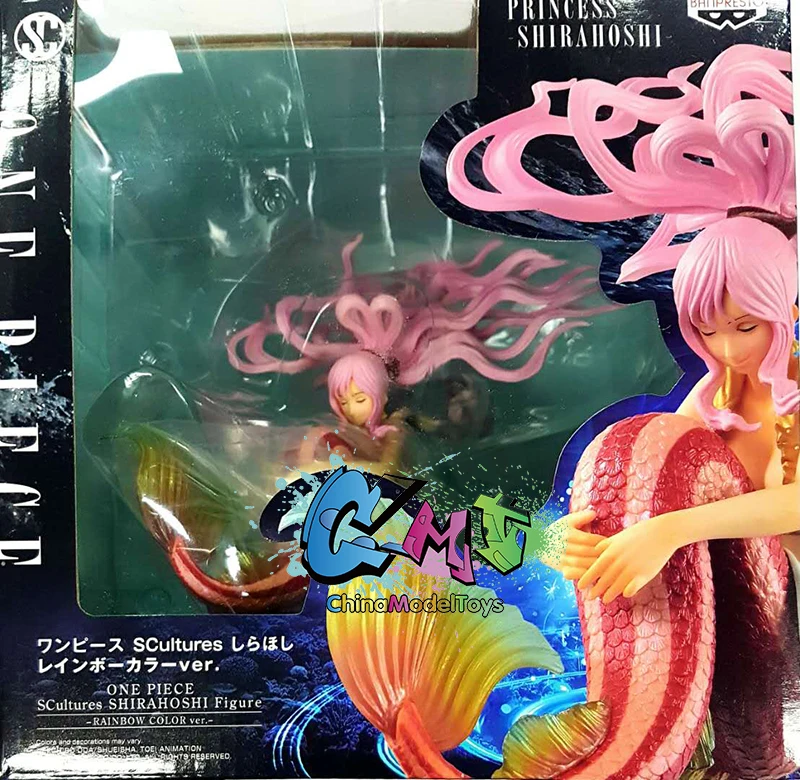 CMT оригинальный Banpersto One Piece OP SCultures Shirahoshi рисунок Радужный цвет VER Overseas Limited ПВХ