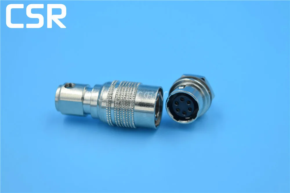 Hirose разъем 6 pin HR10A 7P 6P/HR10A 7R 6S для камеры светодиодный питания промышленные пробки
