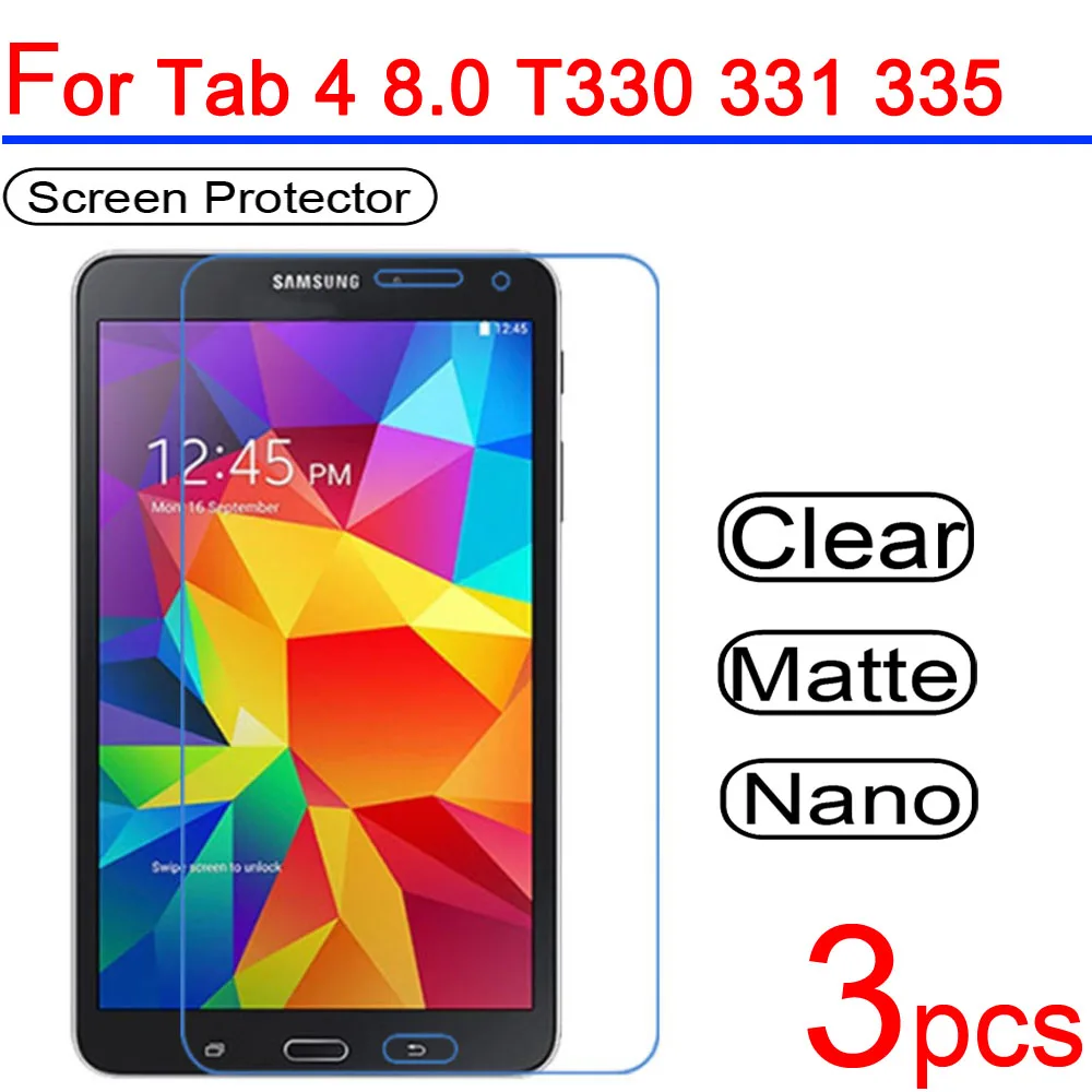 3 шт. ультра прозрачное защитное покрытие ЖК-экрана для Samsung Galaxy Tab 4 7 0 8 10 1 T530 T330 T230