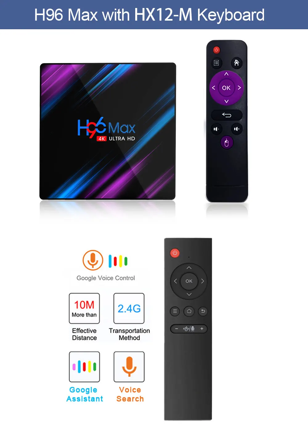 H96 MAX RK3318 Android 9,0 4 ГБ/32 ГБ 4K tv Box 2,4G/5G Wifi LAN Bluetooth