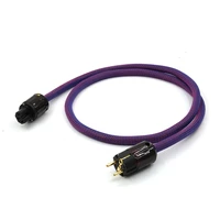super pure copper ac power cable hifi power cord with eu version p 079ec 079 connectors