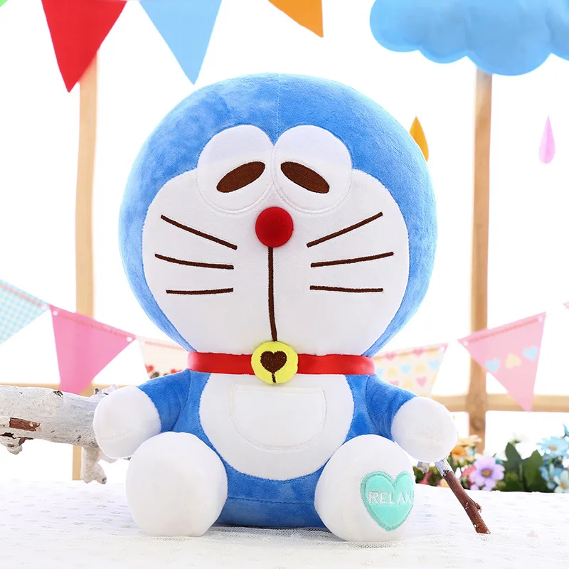 Большая кукла из аниме Stand By Me Doraemon мягкая плюшевая игрушка кошка 6 видов стилей