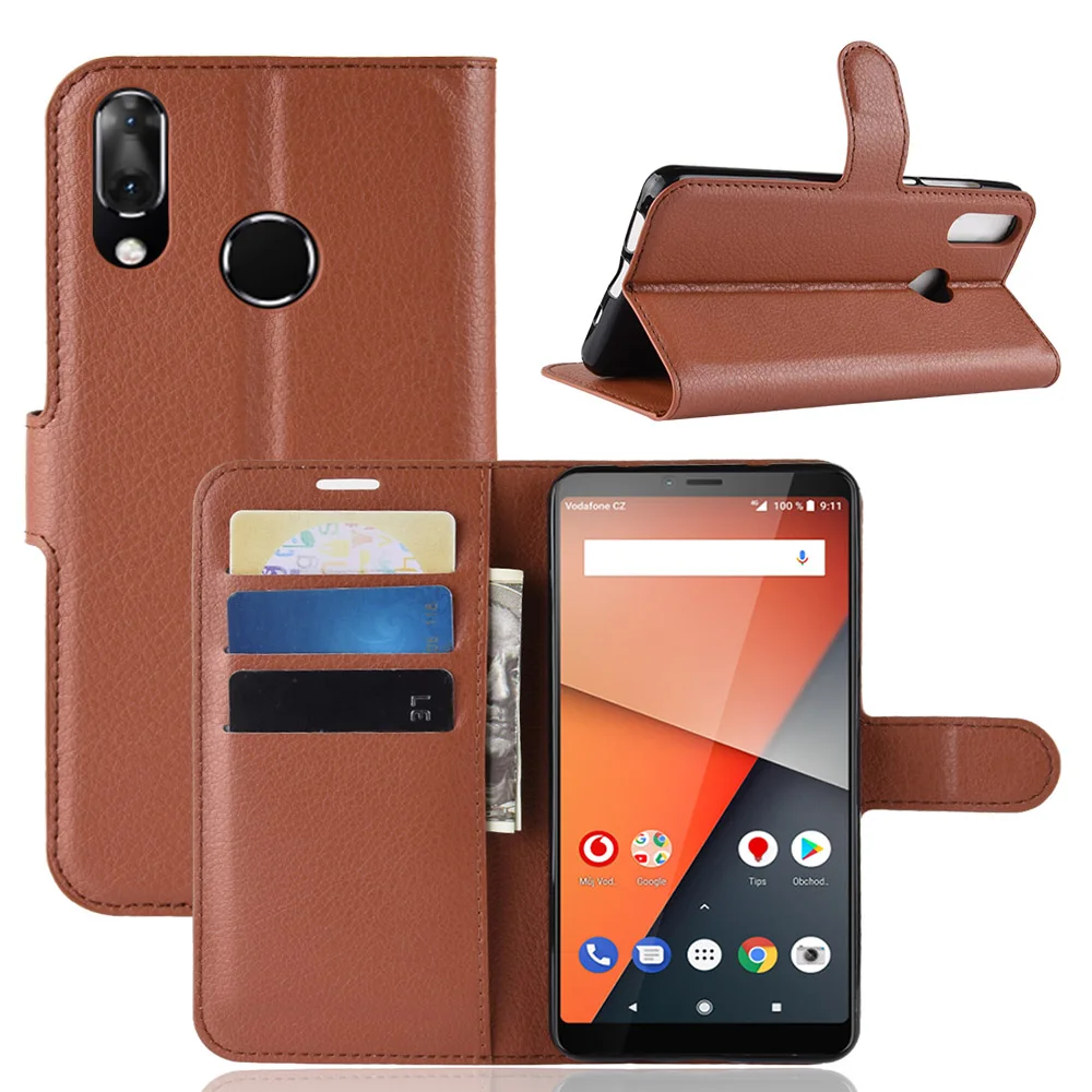 Чехол для телефона Vodafone Smart X9 откидная Обложка на заднюю панель из искусственной