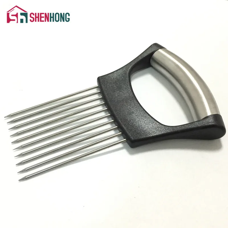 Удивительный Многофункциональный лук резак измельчитель овощерезка рассыпчатое мясо помидор Руководство держатель устройство для нарезки