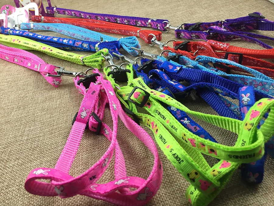 6 шт./лот поводок для собак Регулируемый тренировочный ошейник поводки и ошейники