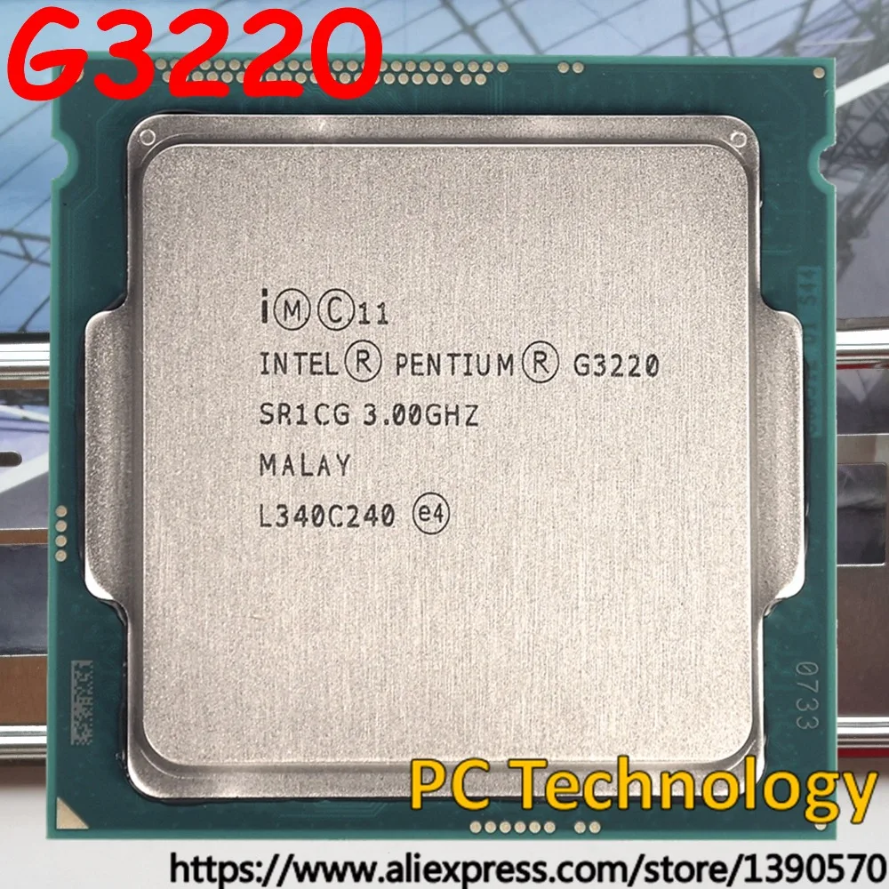 Оригинальный десктопный процессор Intel Pentium G3220 3 00 ГГц 3M LGA1150 54 Вт двухъядерный