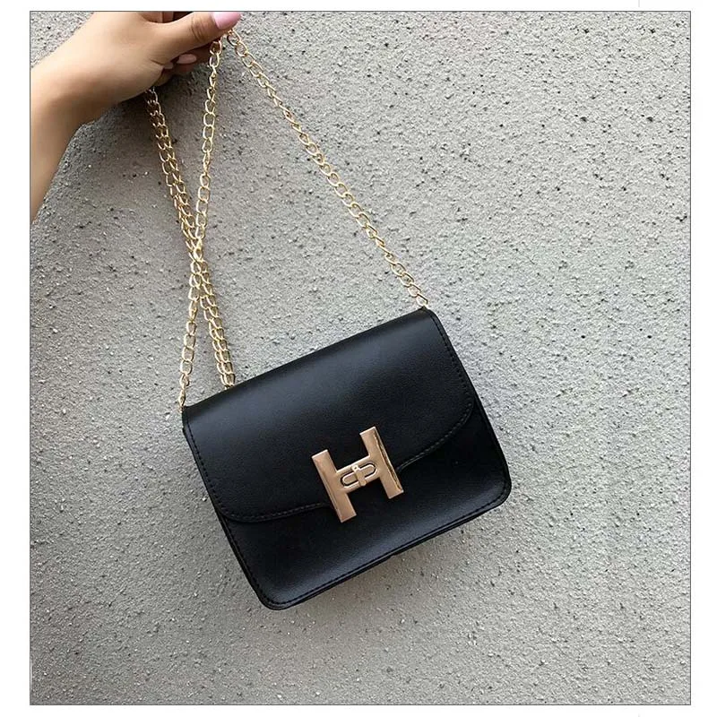 2019 New Fashion Girl Simple Flap Trend Women Handbags Lady Korean Chain Shoulder Bag Female Messenger Turn Lock Bags | Багаж и сумки
