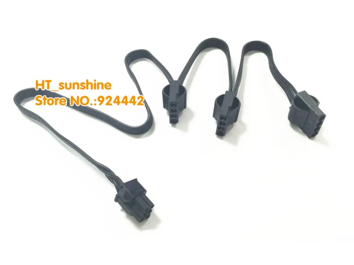 

6-контактный 6-контактный штекер PCI-E на 3 IDE Molex 4-контактный модульный кабель питания для модульного блока питания Corsair AX1200