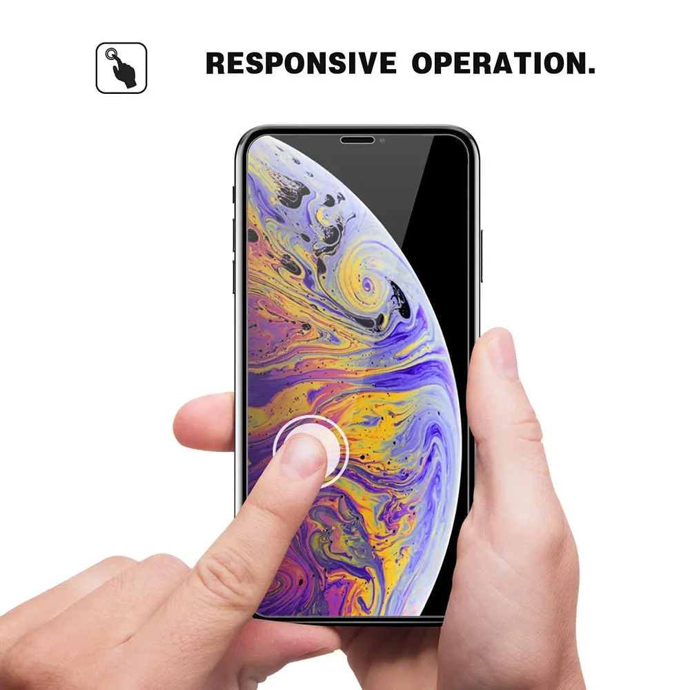 Для iPhone XS Max X S XR 11 Pro 11Pro 8 Защитная пленка из закаленного стекла защита экрана verre