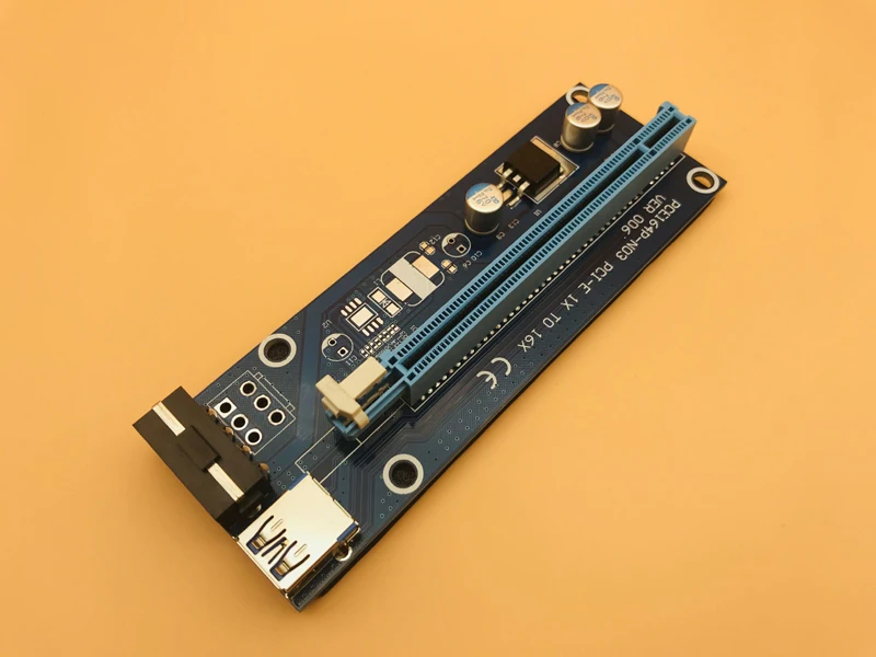 Кабель питания VER006 Райзер PCIe PCI E 1X к 16X кабель с SATA на 4Pin IDE USB 3 0 для майнинга BTC Antminer